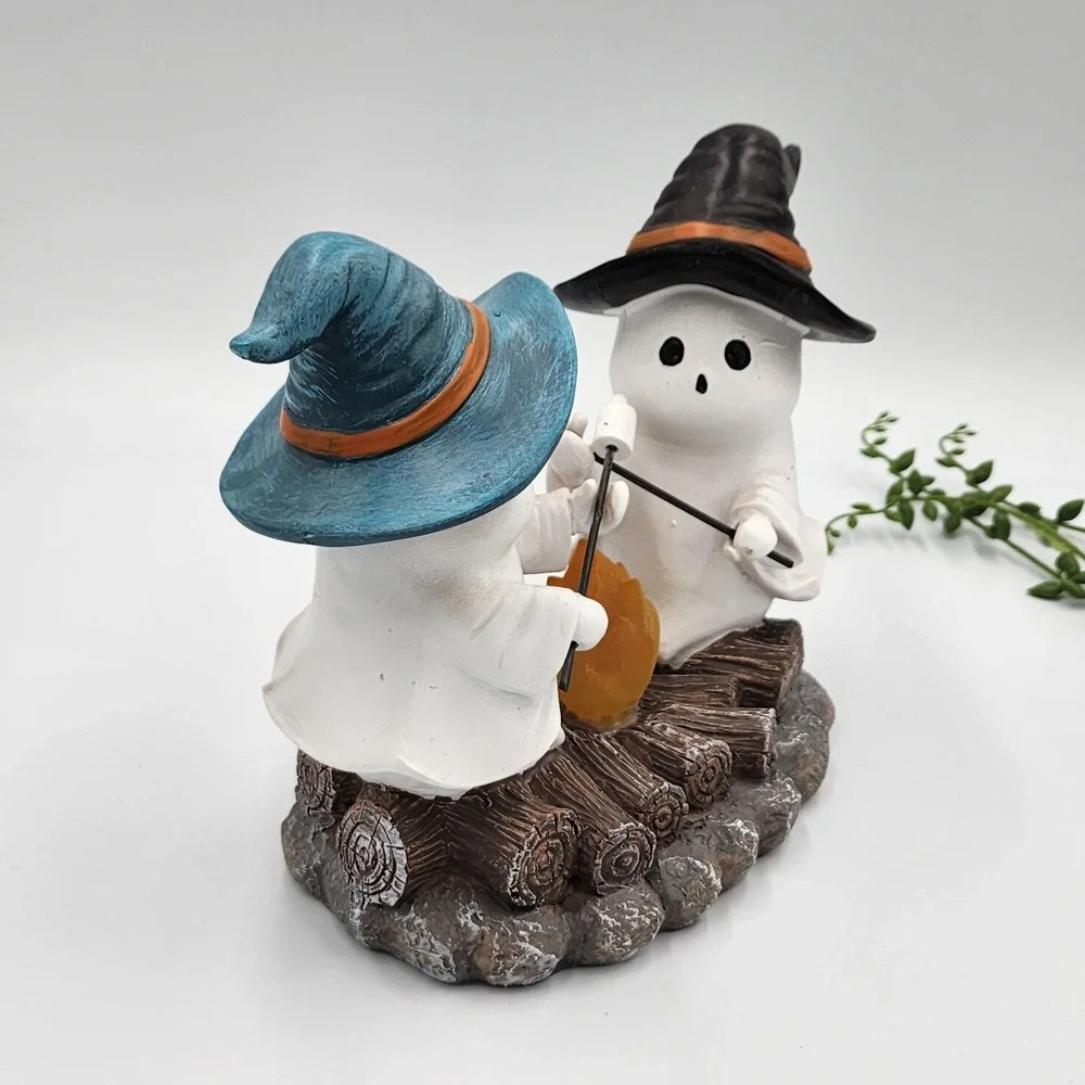 Halloween Ghosts Witches LED Light Up Figurine 7